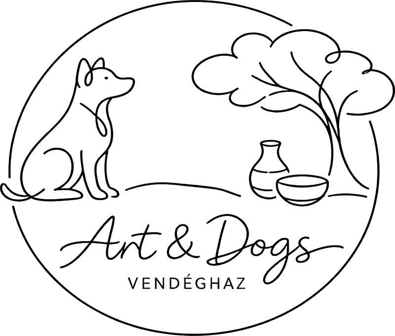 Art & Dogs vendégház logója